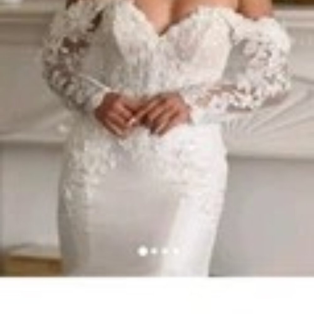 Martina Liana Bridal Sleeves only button on to Strapless Gown